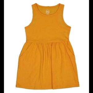 Wonder Nation Girls Pumpkin Sleeveless Dress Size XXL (18) NEW